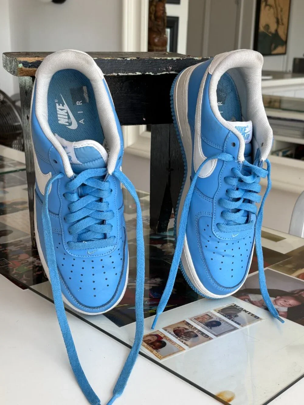 Nike Air Force 1 '07 Low University Blue/White Sneakers Men's Size 8